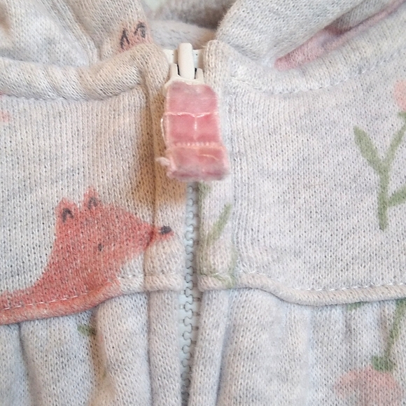 Carter's Hooded baby girl fox jumpsuit - Picture 6 of 6